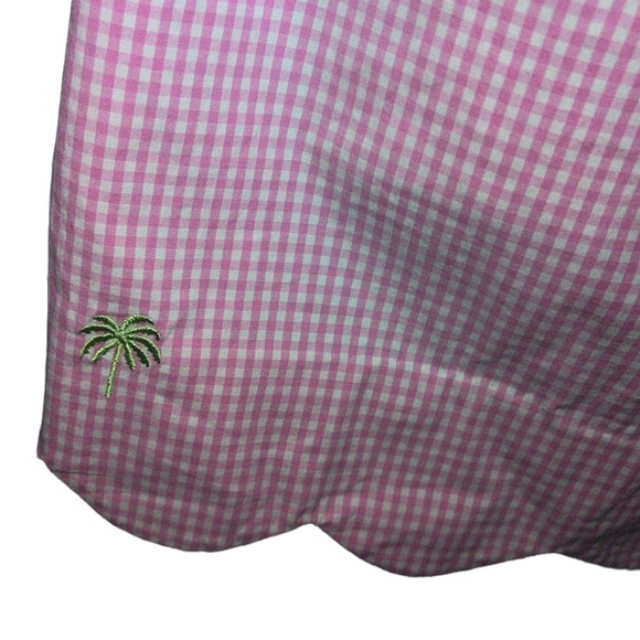 Lilly Pulitzer White Label pink gingham skirt. Size 6 - Picture 2 of 13